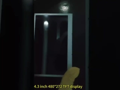 太陽光可読 4.3 インチ 480x272 IPS TFT モジュールディスプレイ 1000Cd/M2 RGB インターフェース