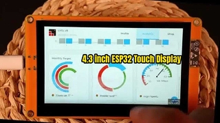 4.3 インチ容量性タッチ スクリーン 800x480 ESP32 ディスプレイ モジュール HMI Arduino LVGL