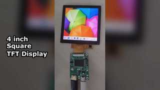 4 インチ 720x720 正方形 TFT ディスプレイ