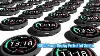 1.28 インチ丸型 ESP32-C3 ディスプレイ モジュール