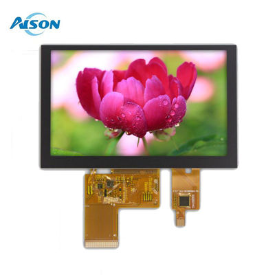 5インチ IPS TFTディスプレイモジュール 800x480 工業用容量タッチスクリーン 500 Cd/M2