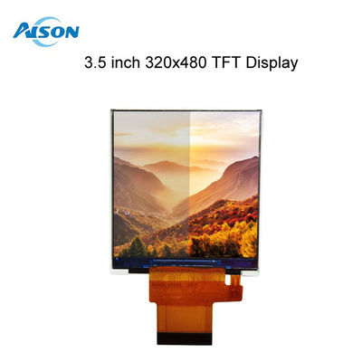 3.5インチ TFT LCD モジュール 320x480 ポートレイト LCD ディスプレイ 500 cd/m2 MCU/RGB インターフェース