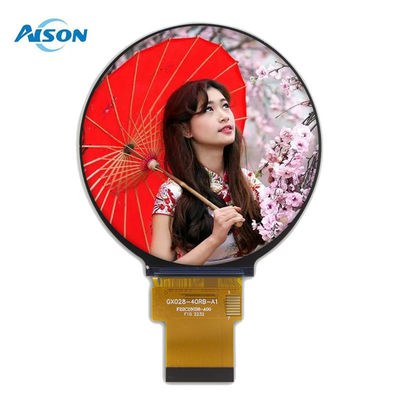 2.76インチ 480x480円形 IPS TFT LCD モジュール MIPI インターフェイス 300 ニット 2.8インチ 丸いディスプレイ