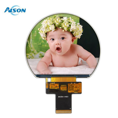3.54インチ 800x640 丸型 TFT ディスプレイ SPI TFT ディスプレイ 1000 Cd/M2 3SPI+18Bit RGB インターフェース