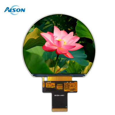 3.54インチ 800x640 丸型 TFT ディスプレイ SPI TFT ディスプレイ 1000 Cd/M2 3SPI+18Bit RGB インターフェース
