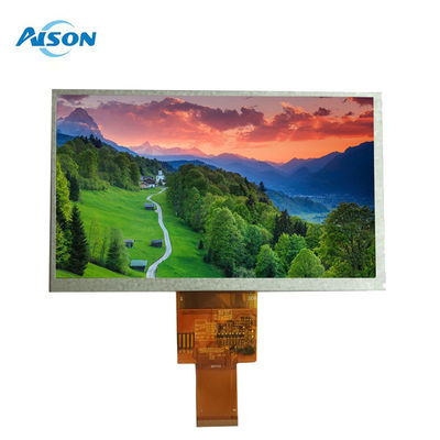 7インチ TFT パネル 450 cd/m2 40 ピン パネル 800x480 24 BIT RGB インターフェイス 40Pin