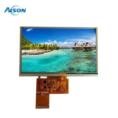 5.0 IPS TFT LCD モジュール,TFT 5インチ 抵抗タッチパネル 800×480 解像度
