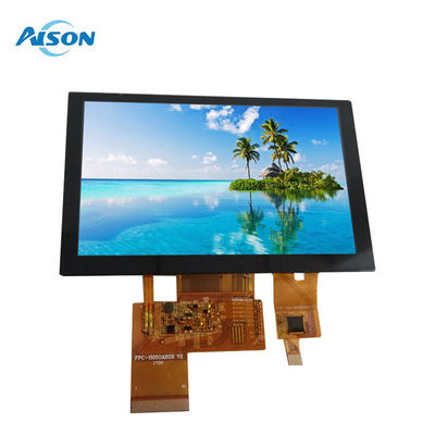 5' 800x480 TFT LCDスクリーンモジュール 5 インチ IPS LVDS TFTディスプレイ 500 Cd/M2