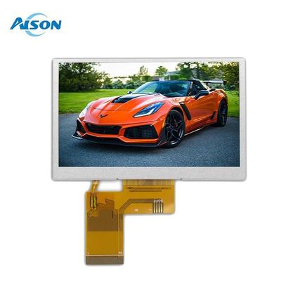 4.3インチ 800×480 IPS TFT LCD ディスプレイ 450 Cd/M2 RGB インターフェース