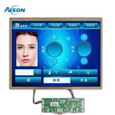 12.1 インチ 1024×768 インチ インダストリアル TFT ディスプレイ IPS 視野方向 650 cd/m2