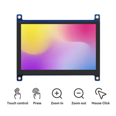 5インチHDMI ラスベリーパイディスプレイ 800x480 容量タッチスクリーンモジュール 400 Cd/M2