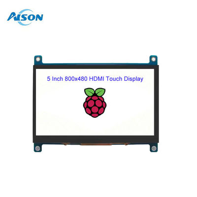 5インチ 800×480 HDMIタッチ TFTディスプレイ 400 Cd/M2 ラスベリーパイ LCDディスプレイ