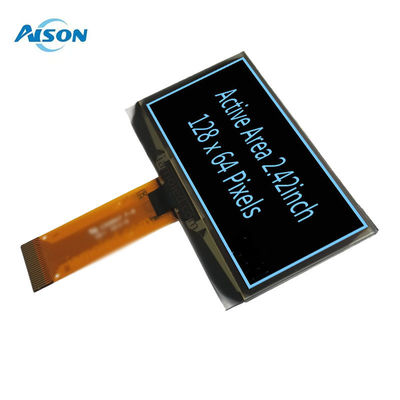 2.42インチ OLEDディスプレイ 24ピン ホワイト OLEDディスプレイ 128x64 SPI I2C SSD1309 コントローラー