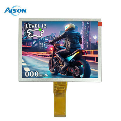 8インチ IPS TFT LCD モジュール 800×600 RGB 24ビット 50ピン 1000cd/m2 産業用 TFT ディスプレイ