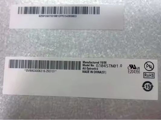 10.4インチ AUO 800X600 LVDS TFT LCD ディスプレイ 400cd/m2 産業用