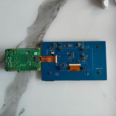 7インチ MIPI-DSI IPS LCDディスプレイ ラスベリーパイ 5 4 3用の容量タッチスクリーン