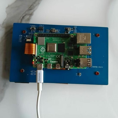 7インチ MIPI-DSI IPS LCDディスプレイ ラスベリーパイ 5 4 3用の容量タッチスクリーン
