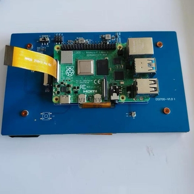 7インチ MIPI-DSI IPS LCDディスプレイ ラスベリーパイ 5 4 3用の容量タッチスクリーン
