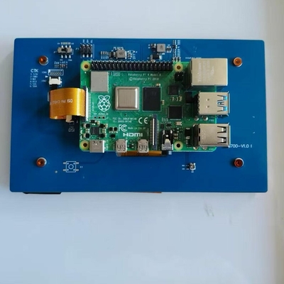 7インチ MIPI-DSI IPS LCDディスプレイ ラスベリーパイ 5 4 3用の容量タッチスクリーン