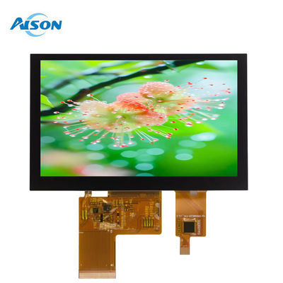 5インチ 800×480 IPS 容量感触式 TFT ディスプレイ 350 cd/m2