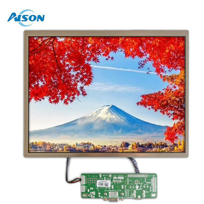 12.1 インチ 1024×768 インチ インダストリアル TFT ディスプレイ IPS 視野方向 650 cd/m2